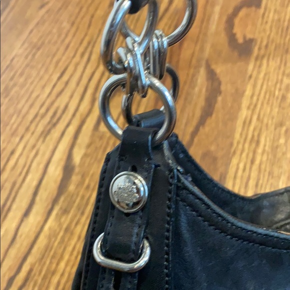 Coach Black Leather Hobo Bag - Picture 4 of 11